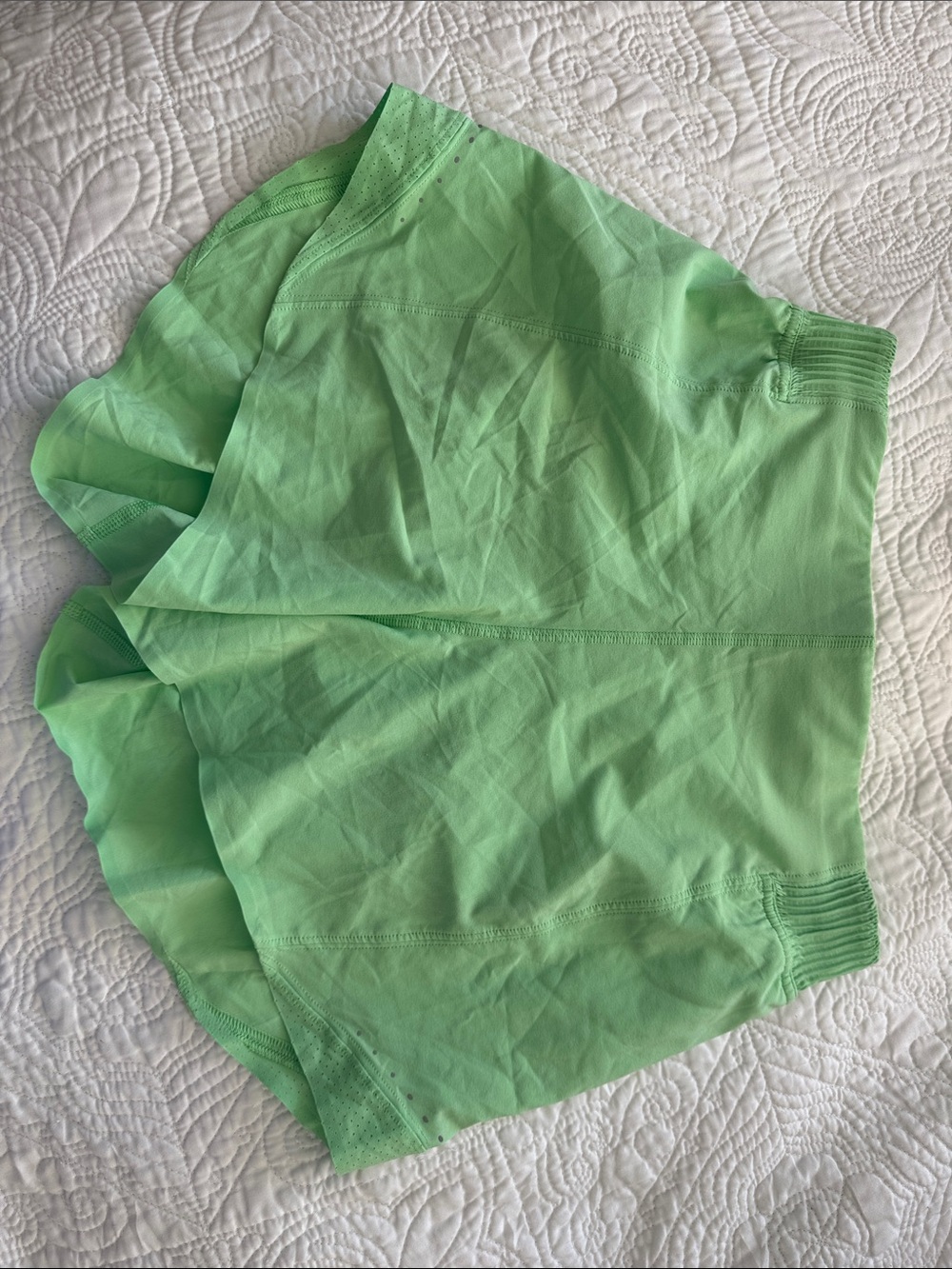 lululemon lime Green Athletic Shorts
